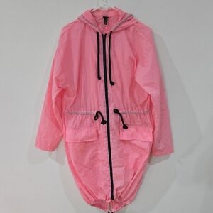 Wild Fable Sz Med Pink Windbreaker Jacket